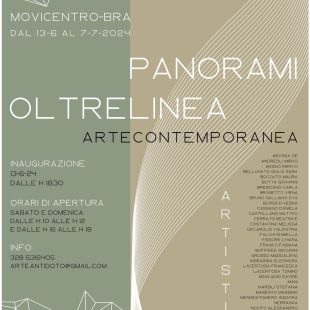 Oltre quaranta artisti espongono a ‘Panorami oltrelinea’